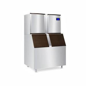 550Kg Restaurant Ice Cube Maker Machine With Danfoss Expansion Vale