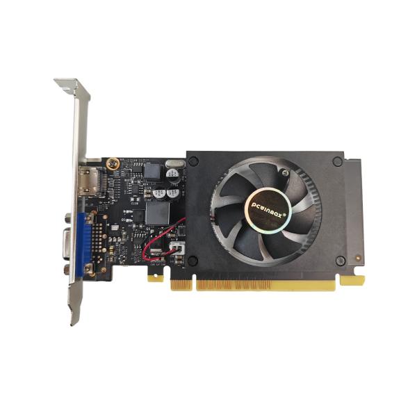 Cheap PCWINMAX GT 710 1GB 64Bit GDDR3 Support DirectX 12 OpenGL 4.5 Single Fan Low Profile Graphics Card for sale