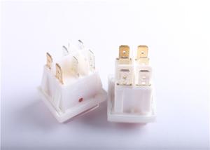 Best Durable Red Push Button Rocker Switch Self Locking For Kitchen Equipment wholesale