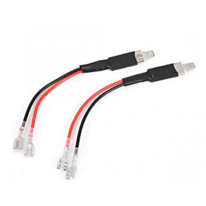 China Single Wire H1 LED Bulb Connector 12v ABS Electric Wire Harness For LED Headlights on sale