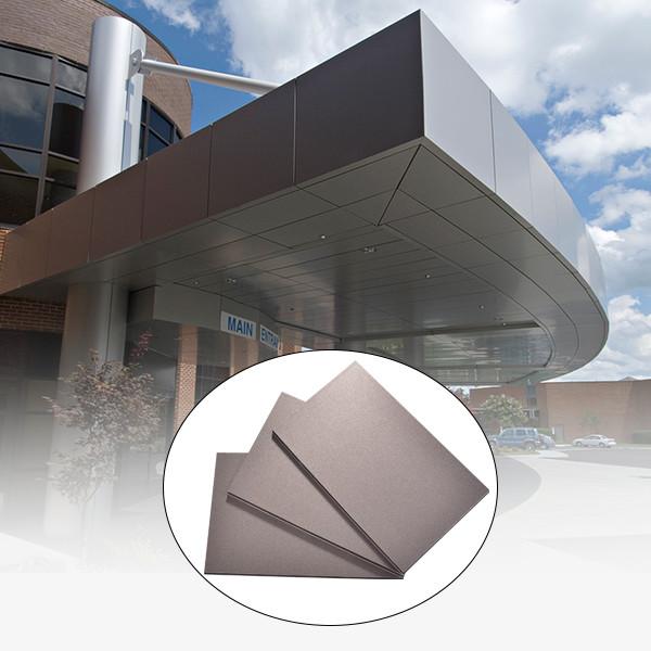 Cheap Practical Shockproof ACM Composite Panels , Sturdy Brushed Aluminium Composite Sheet alucom aluminum composite panel for sale