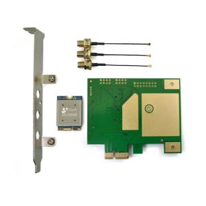 China BLE5.2 PCI E Wireless Network Card WiFi 6E QCA206X 3000Mbps Wireless Network Adapter Card on sale