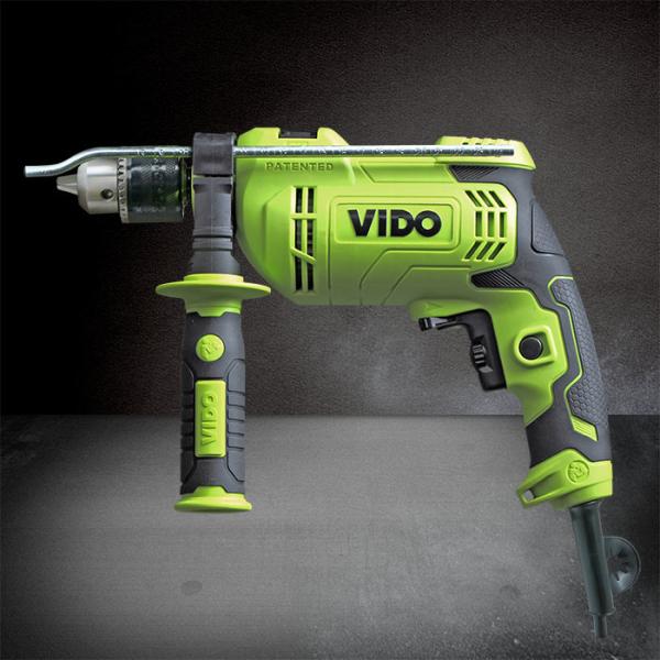 Cheap 2800/Min VIDO 850W Corded Impact Drill，The rotary auxiliary handle, allows a wide range of movements for sale