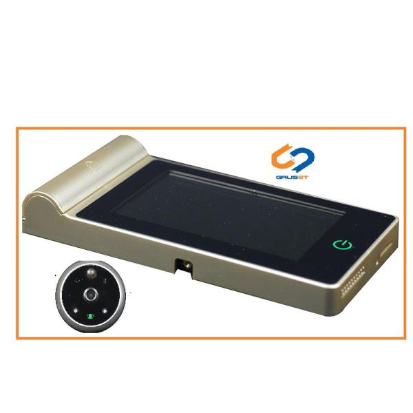 Cheap WIFI Door Peephole Viewer Camera / Digital Peephole Door Viewer With Motion Sensor for sale