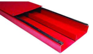 Non Magnetic Building Cable Tray Light Weight Customized Design Red Oxide