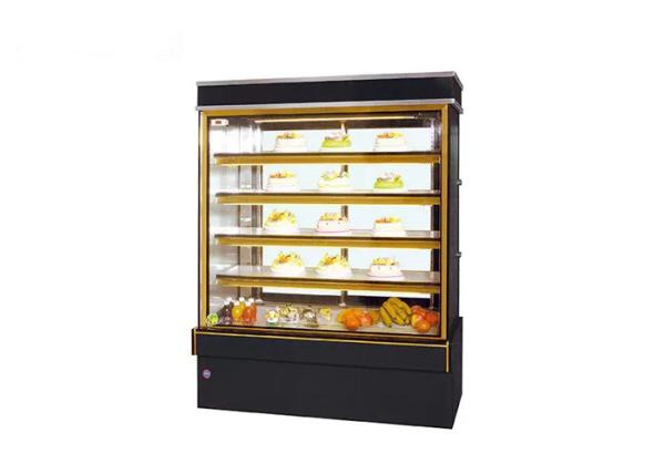 Cheap Vertical Marble Base 5 Layer 800W Pastry Display Fridge for sale