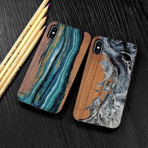 Best Shockproof Bamboo Biodegradable Phone Covers Phone Case For IPhone wholesale