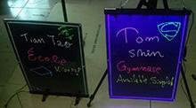 Cheap Promotional Led Illuminated Menu Board for sale