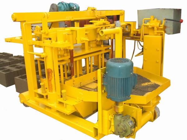 Cheap Machine For Concrete Block 40-3 Movable Hollow Block Making Equipment From China for sale