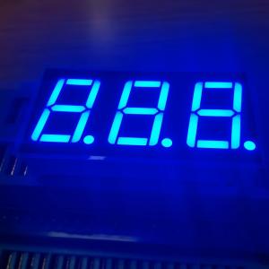 Best Triple Digit 0.56inch 7 Segment LED Display Blue Color Common Anode wholesale