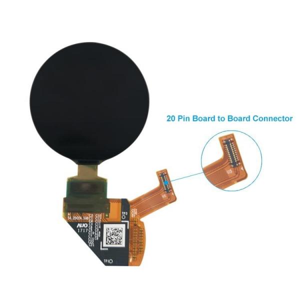 Cheap 1.2 Inch Round Oled Display Module , 390X390 Resolution,  Mipi Interface IC W022 Driving for sale