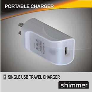Cheap Portable single USB travel charger for ipone/ipad for sale