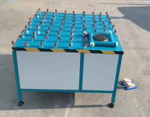 China 2000mm Rotating Glass Turning Table Sealant Extruder With Rollers on sale