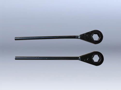 Cheap Darken Steel Ratchet Wrench For Vulcanizing Machine Single Head for sale