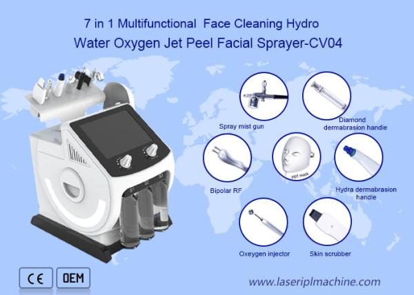 Cheap 7 In 1 Portable Hydro Dermabrasion Machine Facial Cleansing for sale