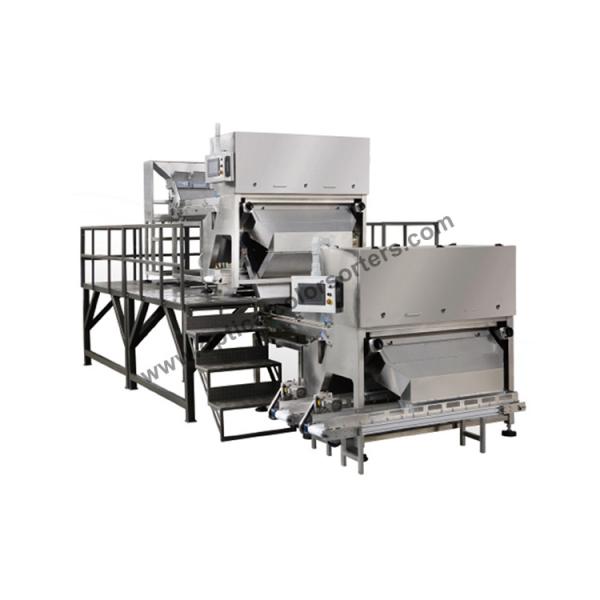 Cheap High Accuracy Nuts Color Sorter , Smart Cashew Nut Sorting Machine for sale