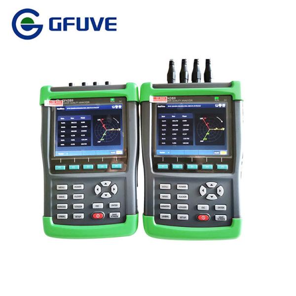 Cheap 0.001V Resolution Power Quality Analyzer 0.1% RG Accuracy Portable Power Analyzer for sale