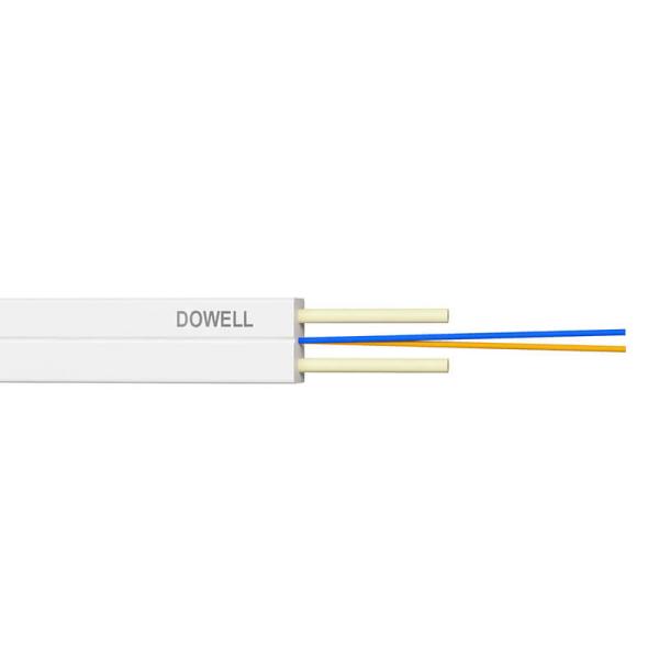Cheap LSZH Outer Protection GJXFH FTTH Drop Cable with Parallel Metal Reinforcements for sale
