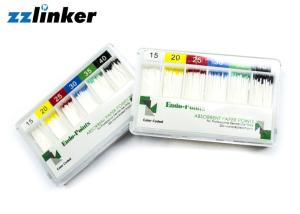 Absorbent Dental Gutta Percha Points , Paper Points Root Canal Endodontic Overfill
