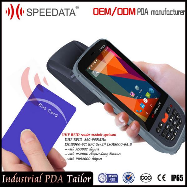 Cheap Rugged Mobile PDA Android Rfid Handheld Readers with 900Mhz Modules for sale
