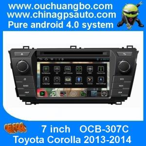 Best Ouchuangbo 7&quot;In Dash Touch Screen Android 4.0 for Toyota Corolla 2013-2014 GPS Radio S150 System OCB-307C wholesale