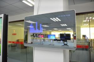 Wall Mounting Interactive Digital Signage With Magic Mirror Motion Sensor