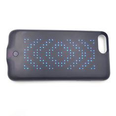 Cheap Black / Pink Glowing Cell Phone Cases , Dynamic APP Editing Light Up Cell Phone Case for sale