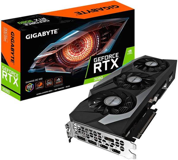 Cheap GIGABYTE RTX 3080 12 GV-N3080GAMING OC-10GD 10GB 320-Bit GDDR6X PCI Express 4.0 x16 ATX Video Card for sale