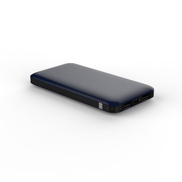 Cheap LED Lights Display 2 USB 136mm Portable Charger 10000mah for sale