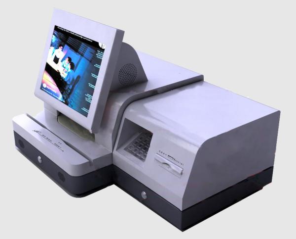 Cheap Self check in out kiosk with printer and card reader for Retail in supermarket and store for sale