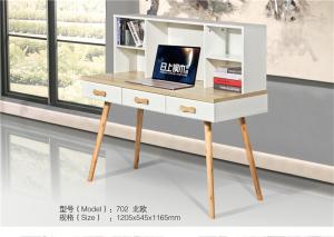 Flexible MDF Computer Desk , Study Table Computer Table Good Practicality