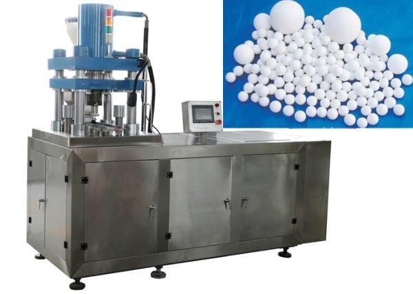 Cheap Safe Ball Press Machine , Cnc Hydraulic Press Machine Automatic Material Filling for sale