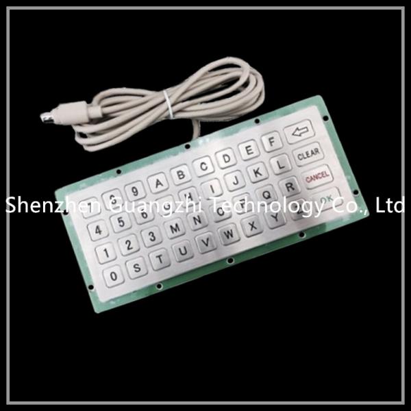 Cheap Outdoor Embedded Numeric Keypad Ip65 40 Keys Type For Kiosk / Elevator / Atm for sale