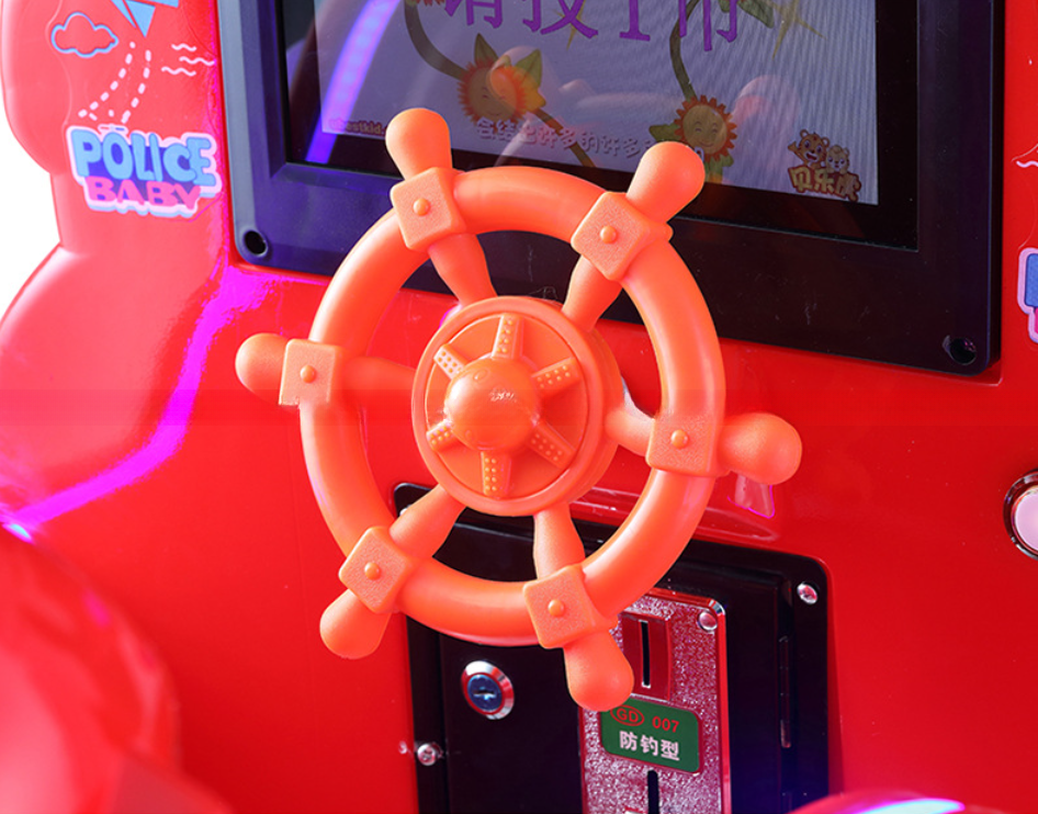 Dreamland Coin operated Rotating Lift MP5 Aircraft Kiddie Ride Mobilization Kids Swing Game Machine 3D Game Swing Car