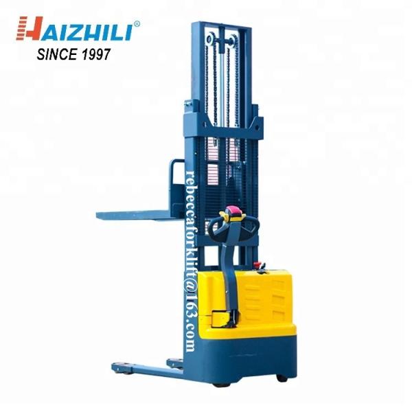 Cheap 1500KG 3000MM Electric Pallet Stacker For Loading And Unloading Materials for sale