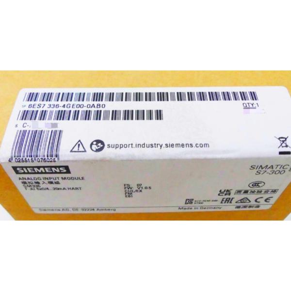 SIEMENS 6ES7336-4GE00-0AB0 SIMATIC S7, ANALOG INPUT SM 336, 6 AI; 15 BIT; FAIL