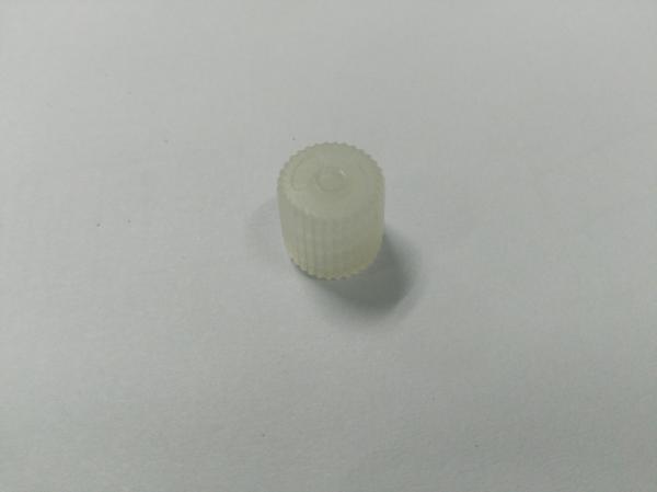 Cheap White Colour of  unscrew part with PC Material Made From Insert Injection Molding for sale