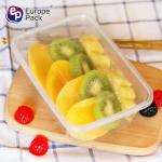 650ml Microwavable disposable plastic food container bento lunch boxes