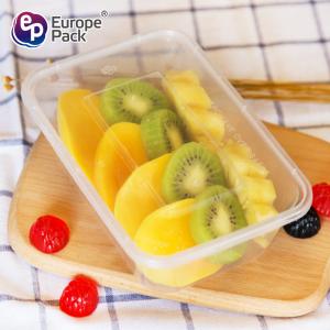 Best 650ml Microwavable disposable plastic food container bento lunch boxes wholesale