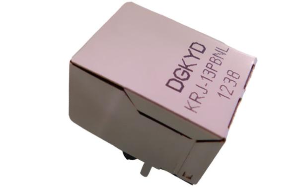 Cheap 1x1 tab down 100 base tx transformer RJ45 jack with LAN fillter G/Y LED RJ45 With Transformer for sale