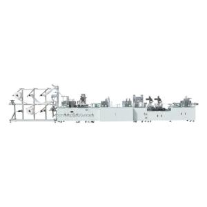 fully automatic KN95 Face Mask Making Machine 0.6Mpa With Headbands Stapling