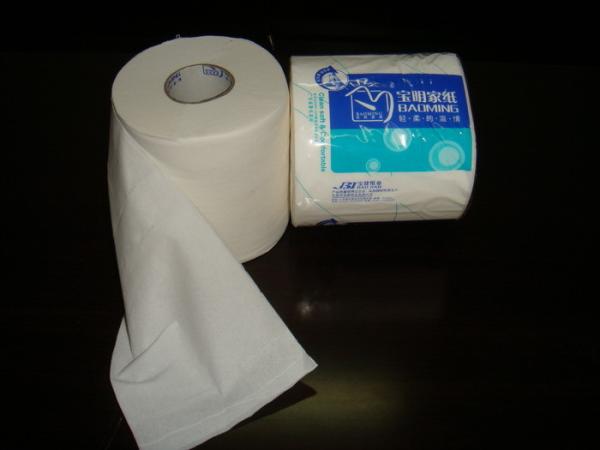 Cheap Zero Bleaching Public Restroom Absorbent Tissue Paper Roll 16 g / ㎡ for sale