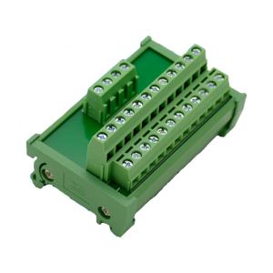 China 1 in 12 out Power Source Wiring Distribution Splitter Divider Terminal Blocks Breakout Board on sale