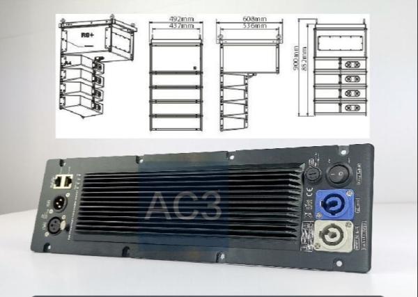 Cheap Black AC3 Active Line Array Speaker Power Amplifier Module for sale