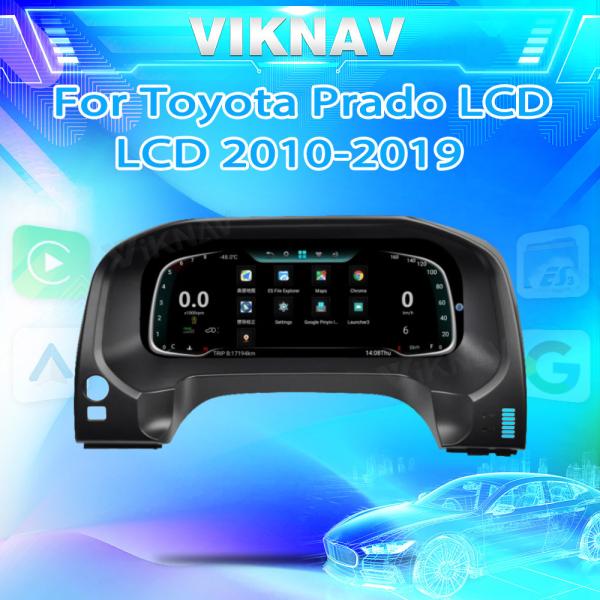 Cheap VIKNAV Car Digital Instrument Cluster Panel For Toyota Prado 2010-2019 LCD Meter for sale