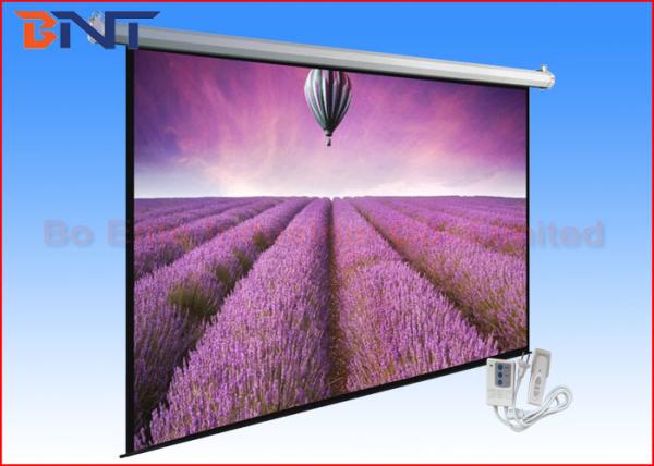Cheap Retractable Tensioned Projection Projector Screen 120 Inch With Romote for sale