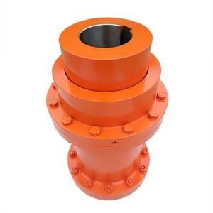 WGT drum shape gear flexible shaft coupling with middle set