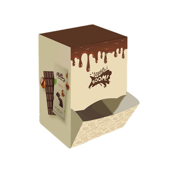 Cheap Foil Stamping Custom Counter Display Boxes Units Cardboard Sandy Matte for sale