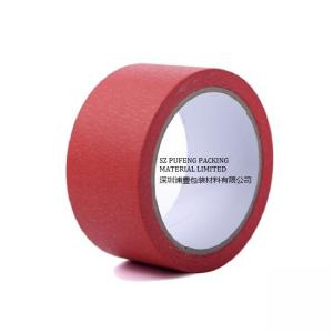 Best Car Auto Painting Silicone Red Colored Masking Tape wholesale