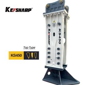Top Cap Mounted Breaker For Caterpillar Excavator Chisel Diameter 190mm Work Stress 270-290 Bar